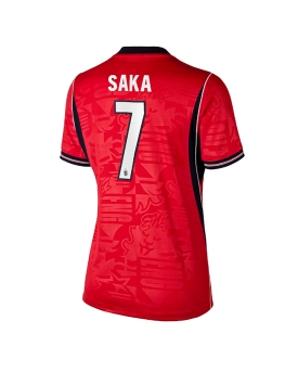 Billige Fotballdrakt England Bukayo Saka #7 Replika Bortedrakt Dame VM 2026 Kortermet Billige Fotballdrakt England Bukayo Saka #7 Replika Bortedrakt Dame VM 2026 Kortermet